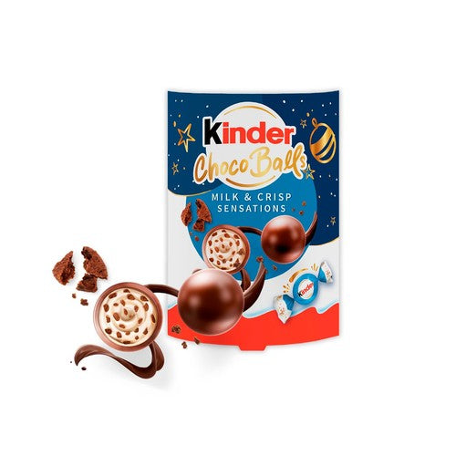 Kinder choco balls milk and crisp sensation