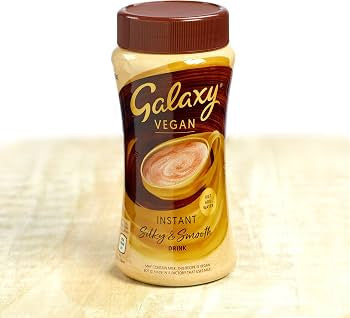 Galaxy vegan hot chocolate