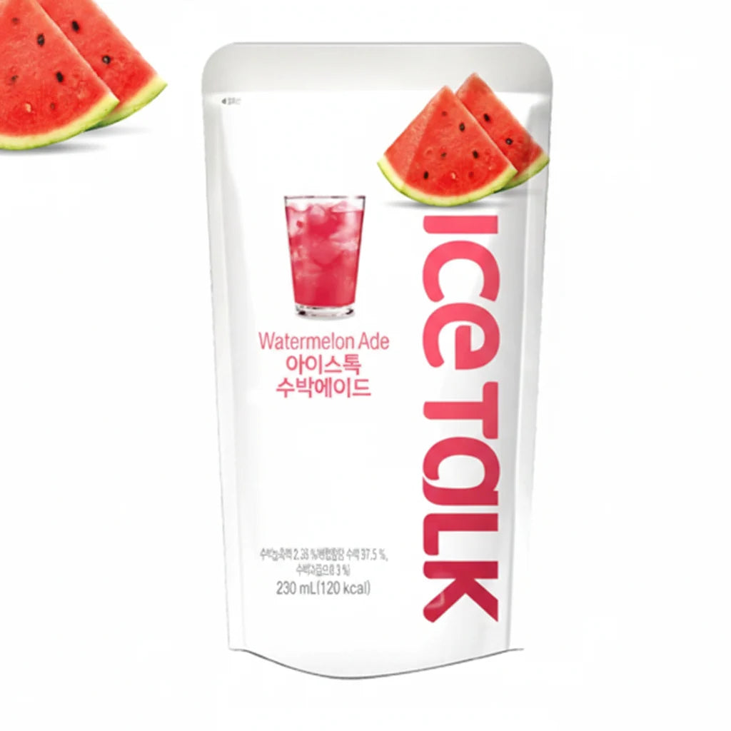 Ice talk watermelon ice tea Korean drink