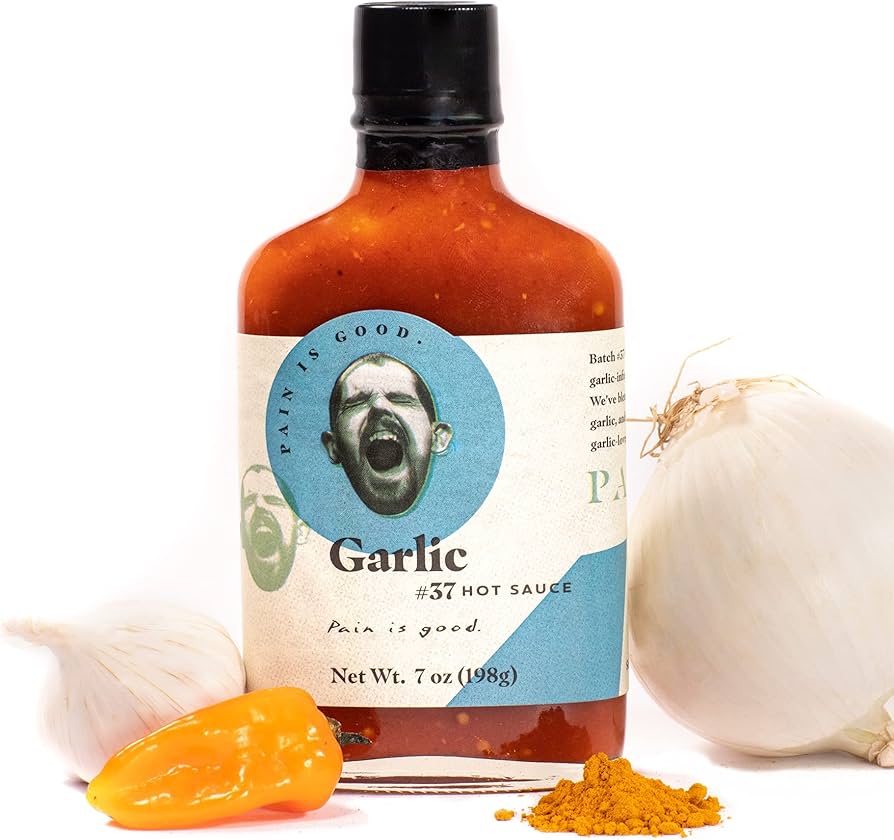 Pain is good Garlic hot sauce