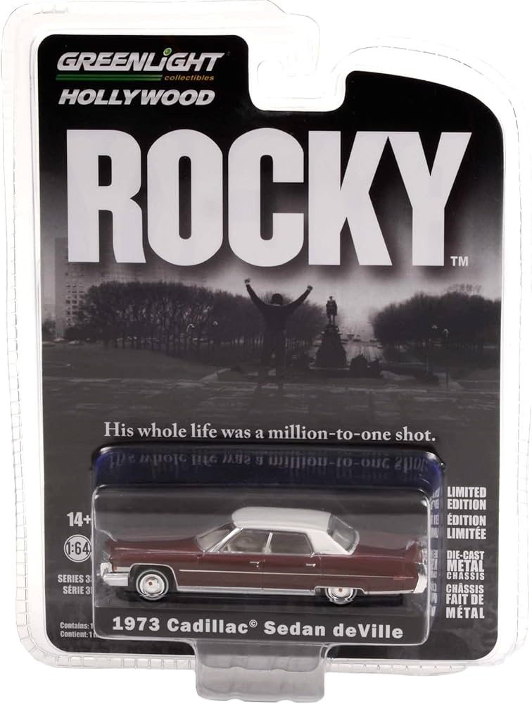 Greenlight Hollywood Rocky 1973 Cadillac Sedan Deville