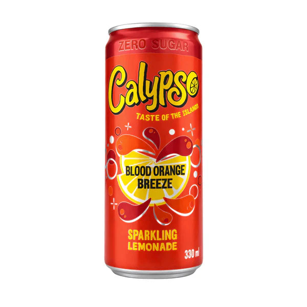 Calypso blood orange breeze sparkling lemonade zero suger