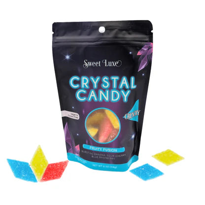 Sweet Luxe Fruity Fusion Crystal Candy - 4.02oz