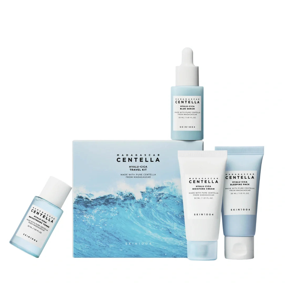 Madagascr centella hyalu cica travel kit khad