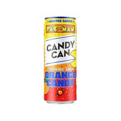 Candy Can Sparkling pac man orange Zero Sugar - 330ml