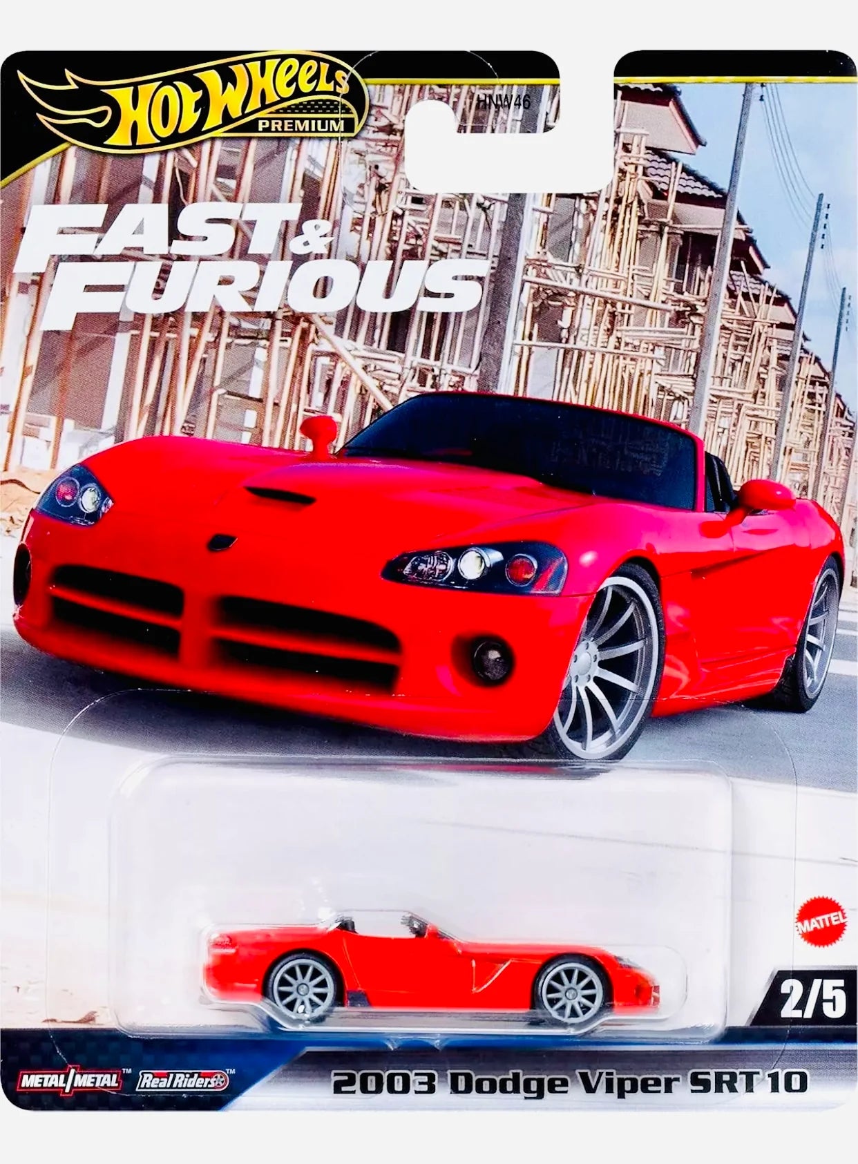 Hot Wheels 2025 Fast & Furious Case J 2023 Dodge Viper SRT 10