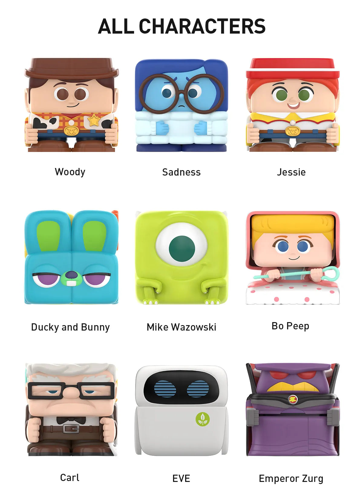 Pop mart pixar pop cube 2 blind box