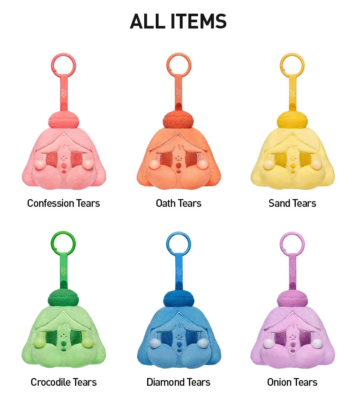 Pop mart cry baby tears launch project blind box