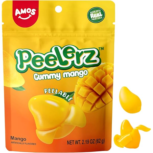 Peelerz - علكة مانجو قابلة للتقشير - 62 جم/كيس