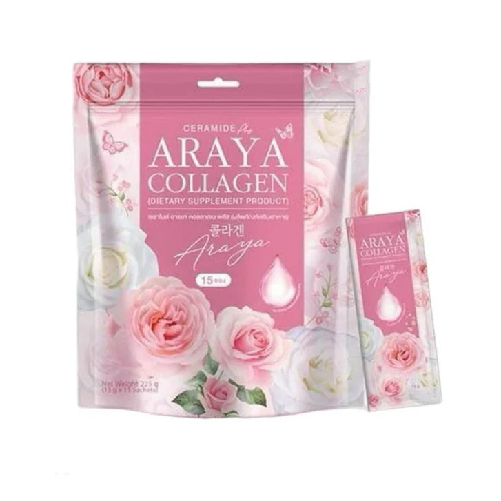 Araya collagen plus ceramide from rice extract pack