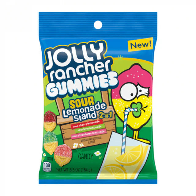Jolly rancher sour lemonade gummies 184g