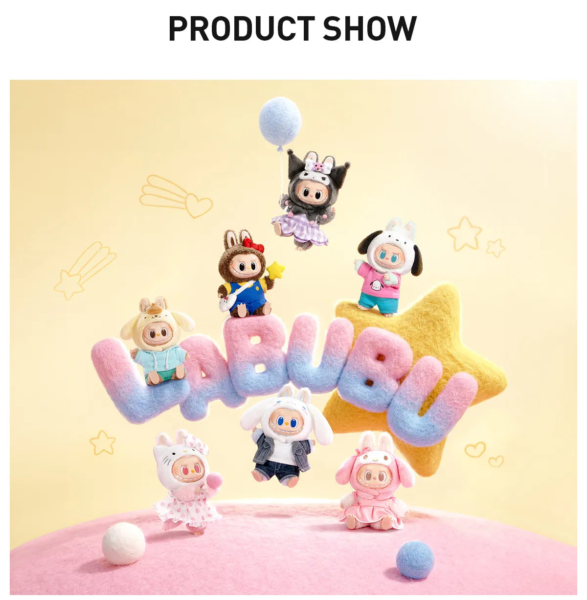 Pop mart the monsters X sanrio characters blind box