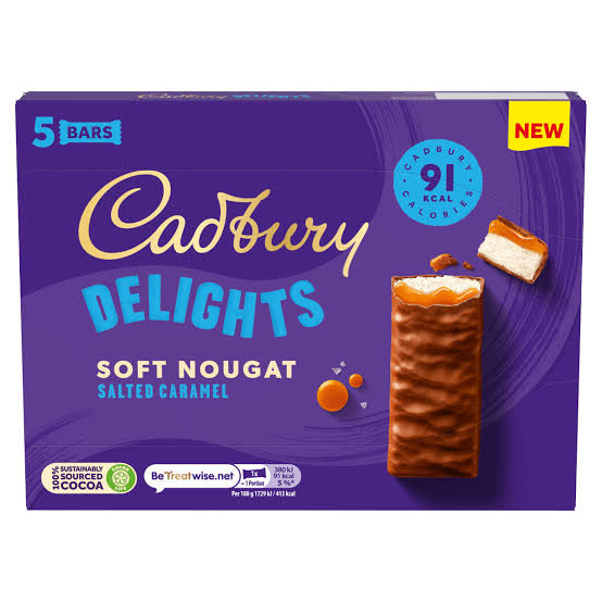 Cadbury delights nought salted caramel