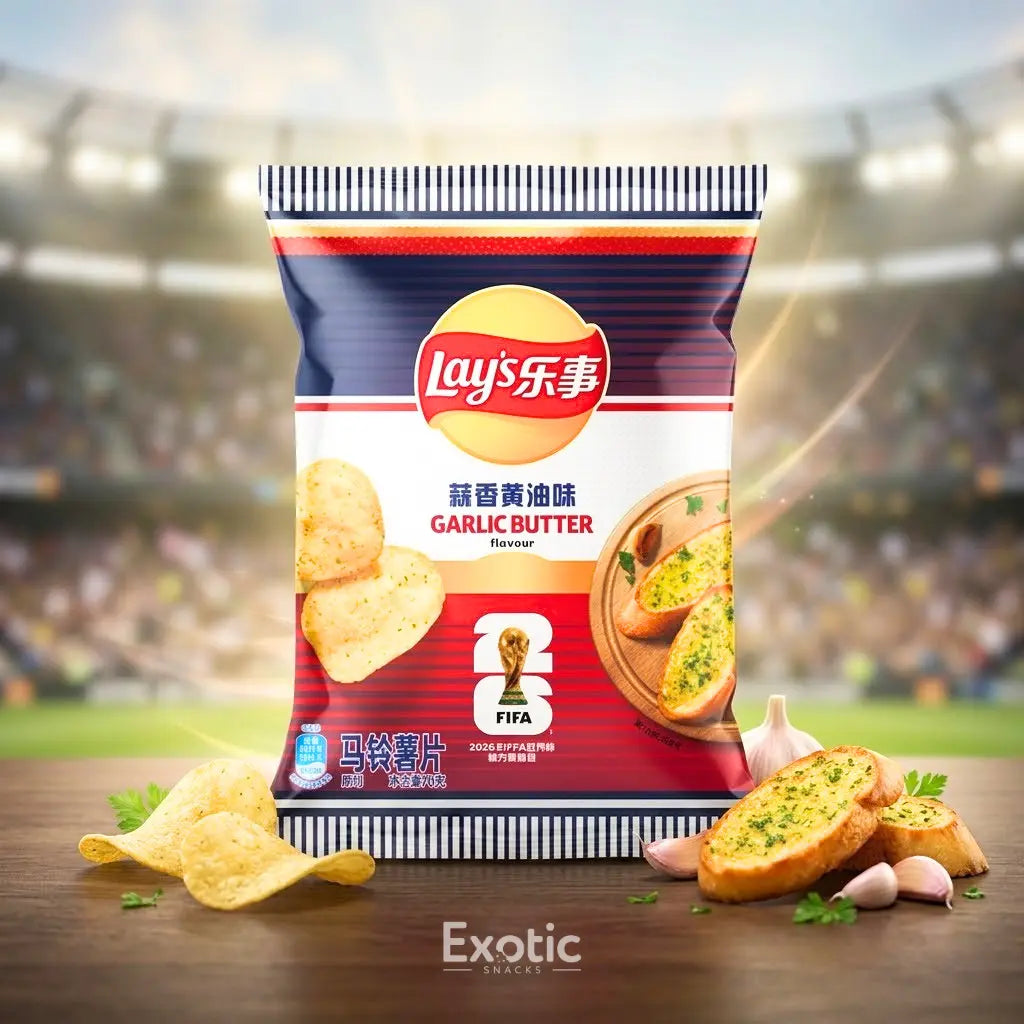 Lay’S fifa world cup Garlic Butter Flavor, 70G