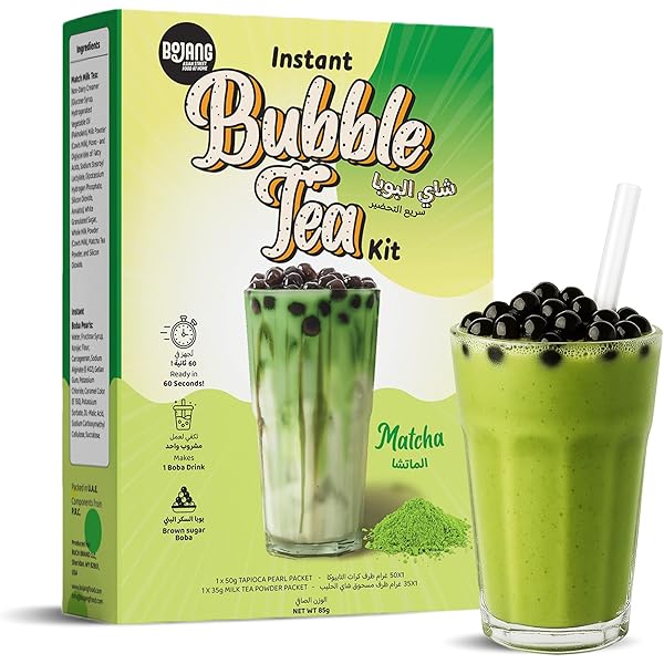 Bojang Instant bubble tea kit matcha