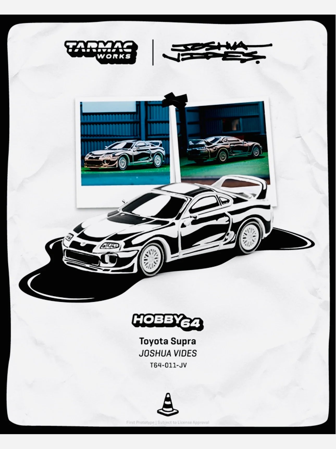 Tarmac Works Hobby 64 Toyota Supra Designed by Joshua Vides