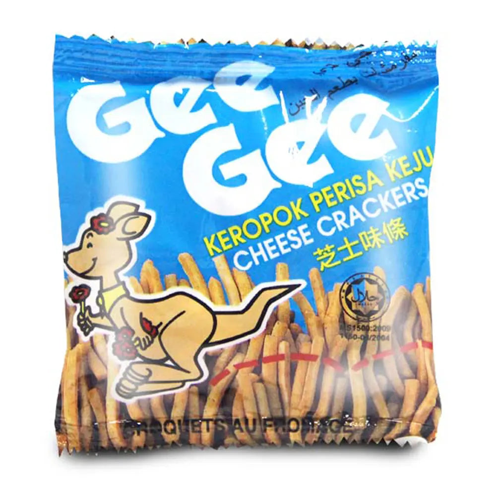 Gee gee cheese flavoured snack