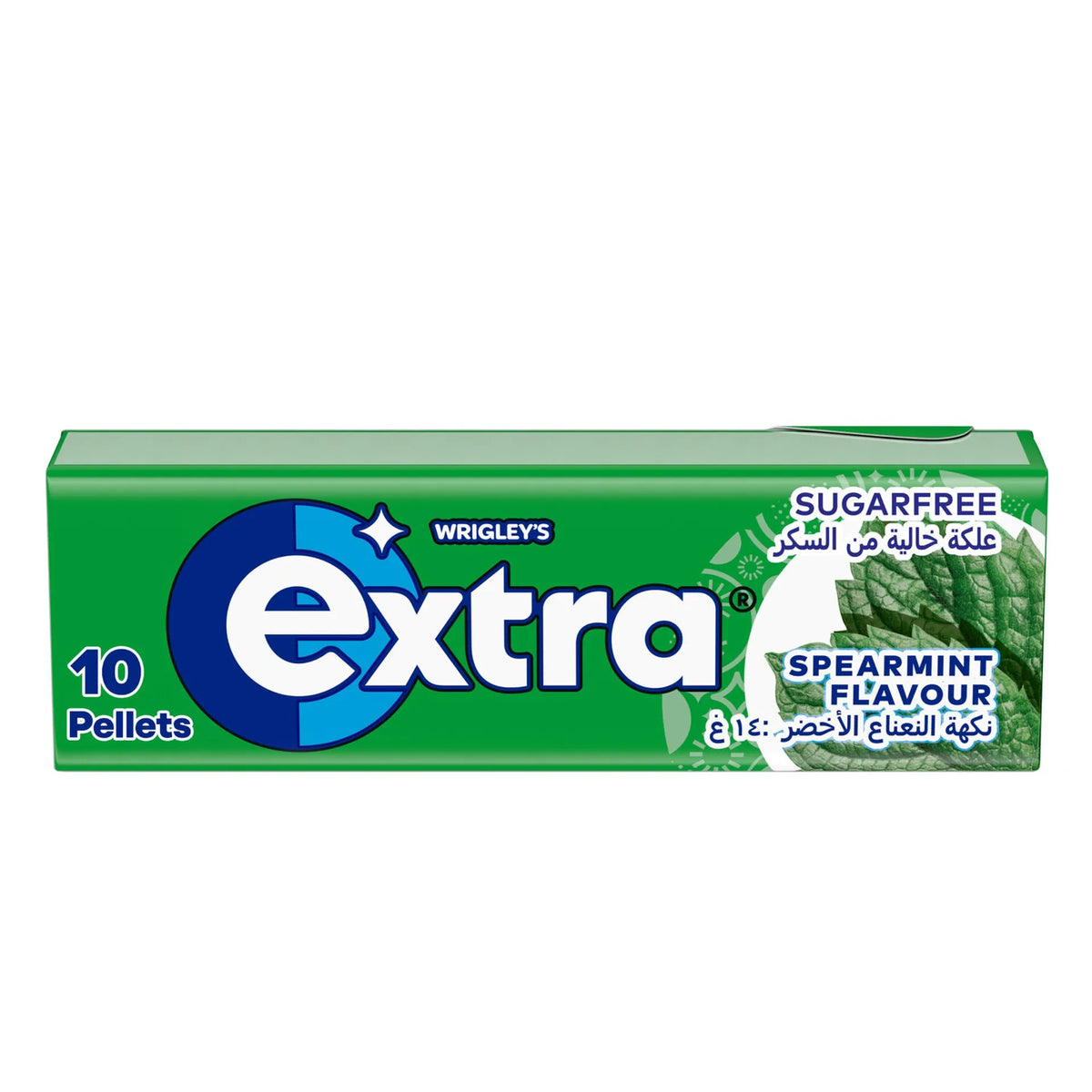 Extra suger free chewing gum spearmint flavor
