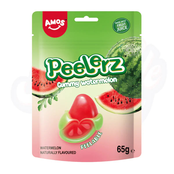 Amos Peelerz - Peelable watermelon Gummy - 62g/Bag