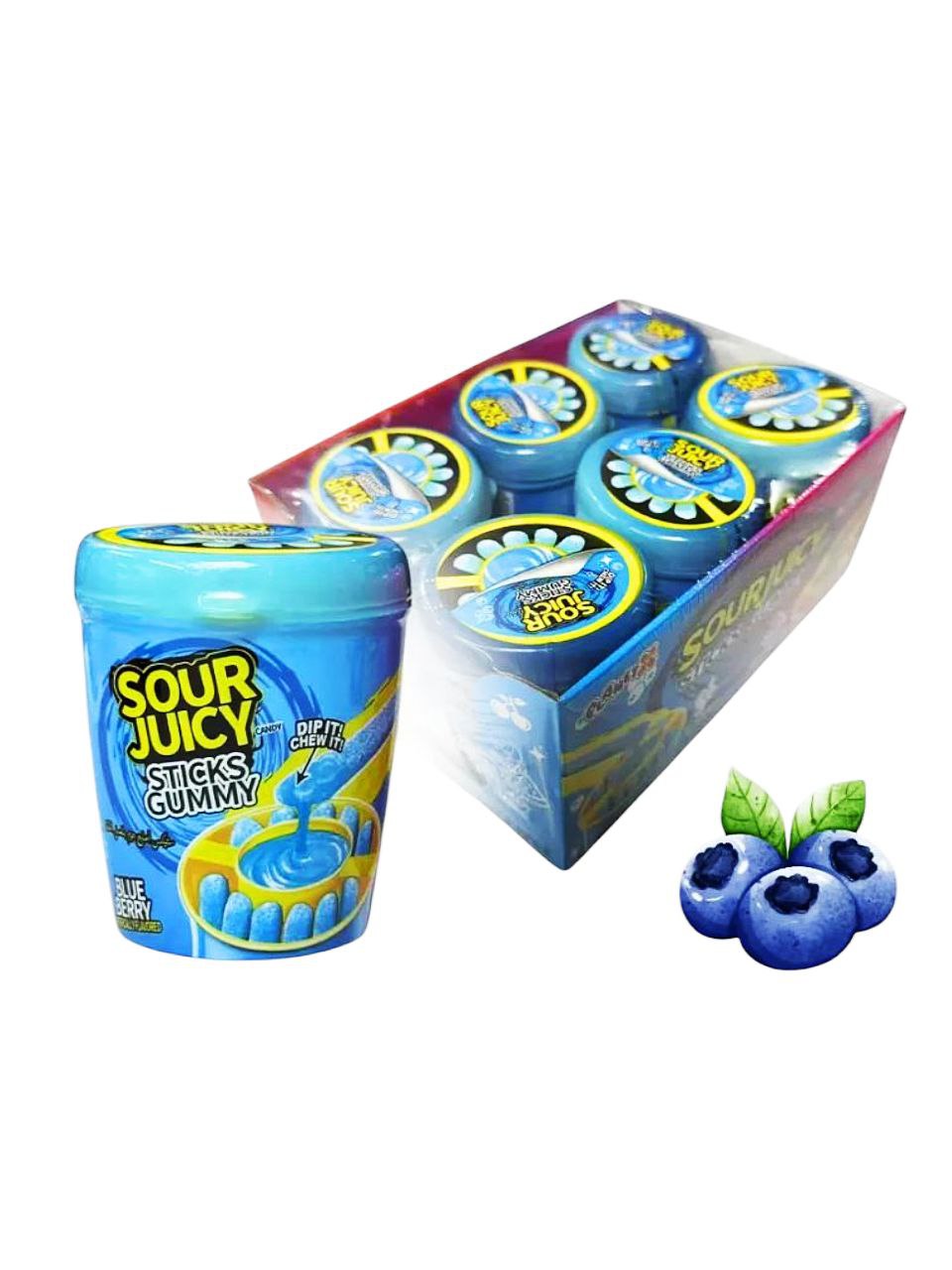 juicy mix gummy blueberry