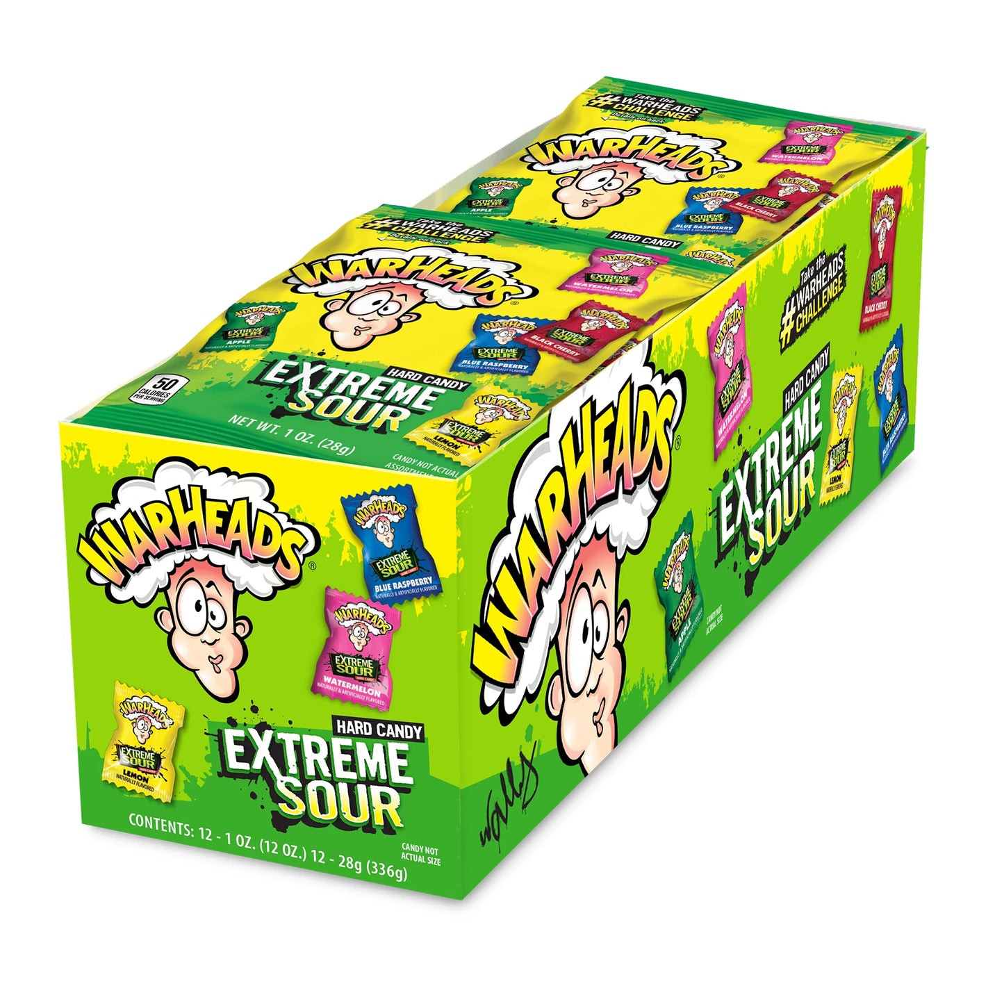 Warheads extreme sour bag 26g كيس وار هيدز شديد الحموضة 26 جرام