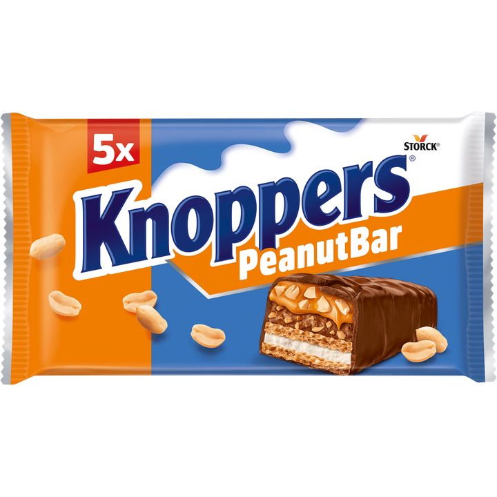 Knoppers peanuts bar 5 pieces