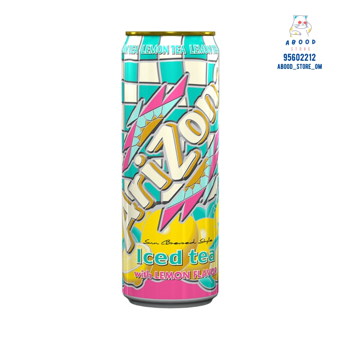 Arizona ice tea lemon شاي مثلج بالليمون من أريزونا