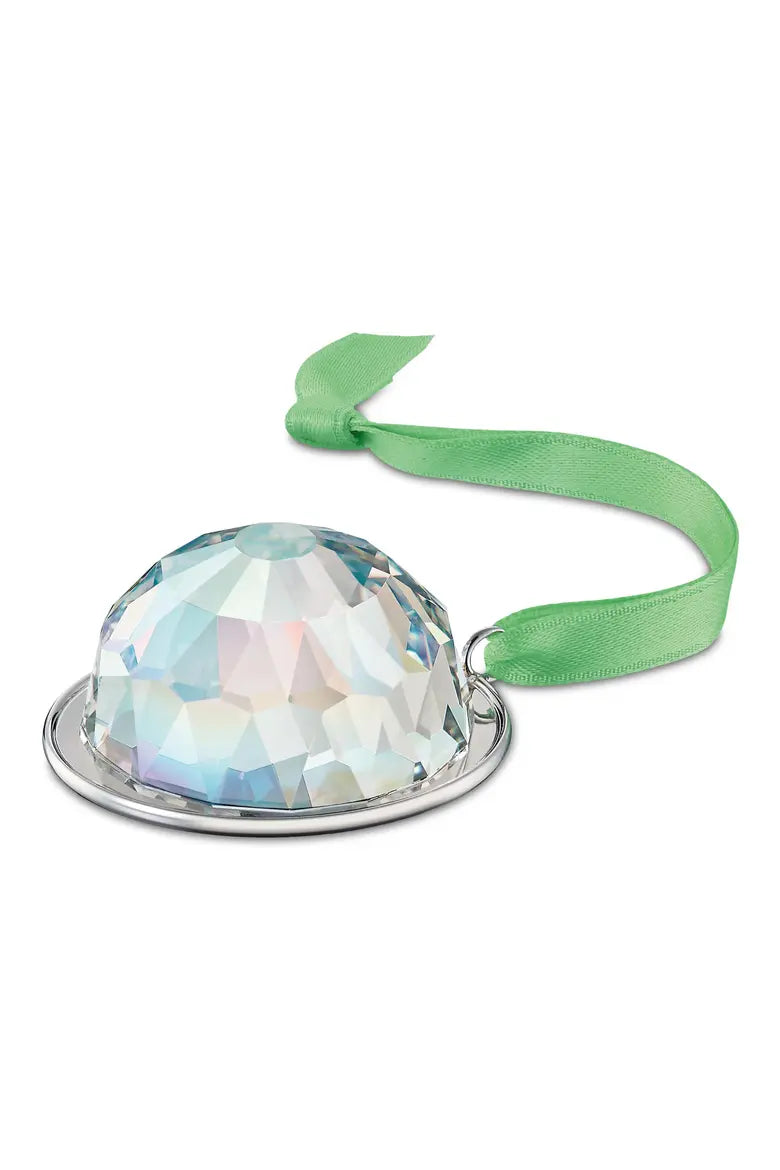 Nespresso x swarovski green festive crystal ornament original capsule