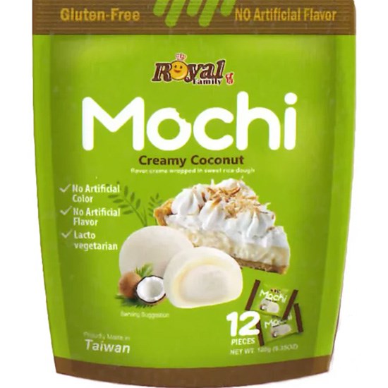 Royal family Mochi creamy coconut موتشي بنكهة جوز الهند الكريمية