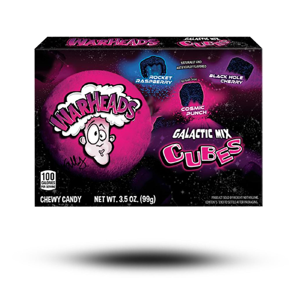 Warheads sour cubes jelly black box جيلي ورهيد الحامض .