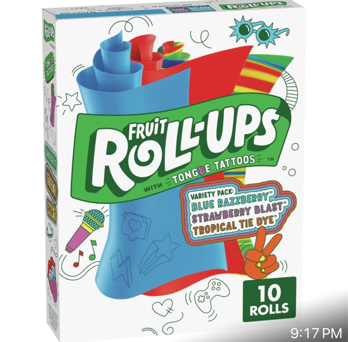 مجموعة متنوعة من وشم لفات الفاكهة