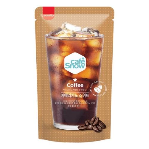 Snow cafe coffee americano sweet flavor drink