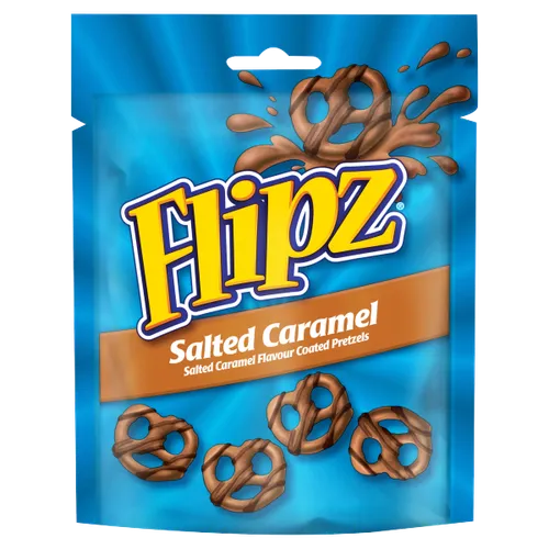 Mcvities Flipz Salted Caramel Flavour Coated Pretzels 90gm