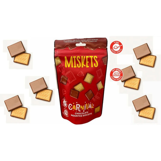 Miskets Carnival Chocolate Mouneted Biscuits 100G