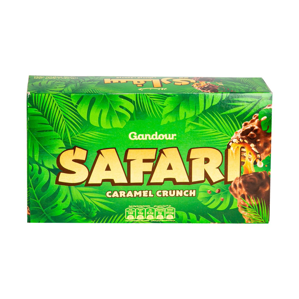 Gandour safari caramel crunch chocolate