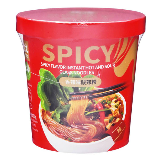 Zheng wen vegan instant glass noodles spicy