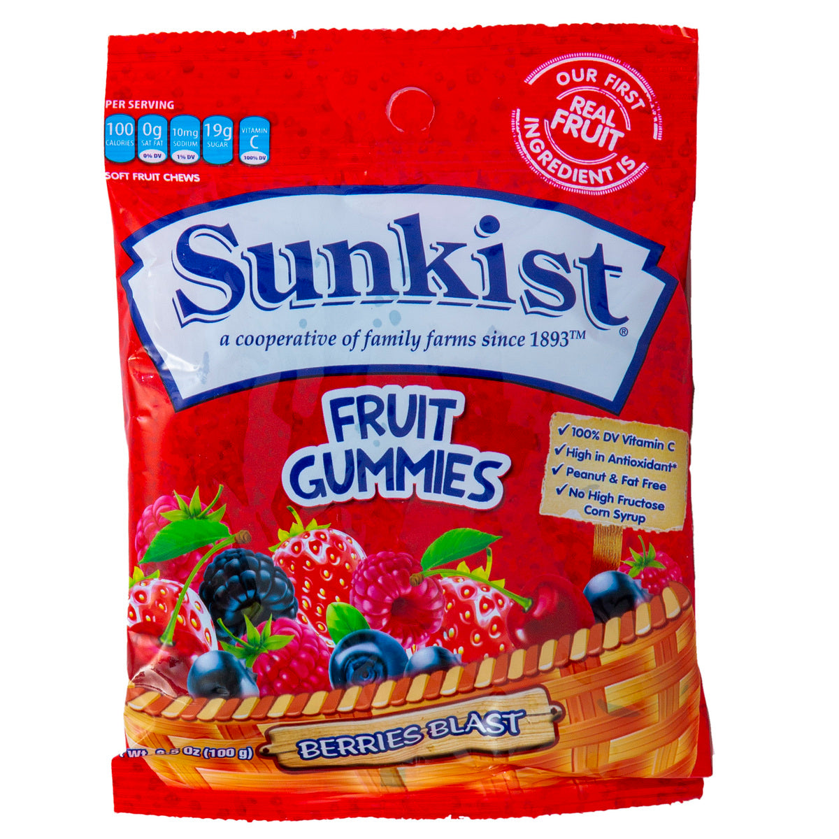 Sunkist gummies strewberry