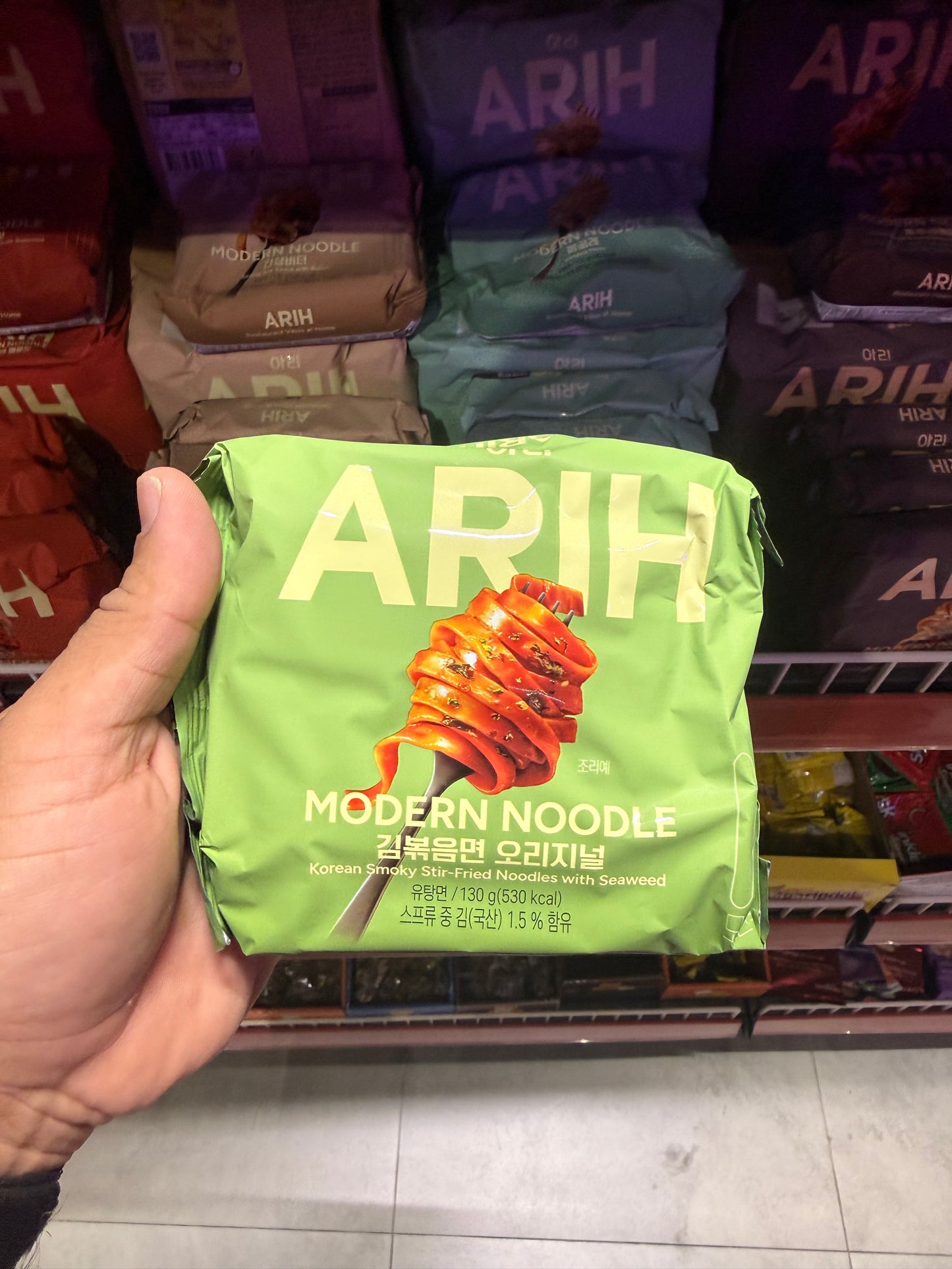 BTS x ARIH Spicy Seaweed Modern Noodle (1 Pack) – Korean Premium Ramen