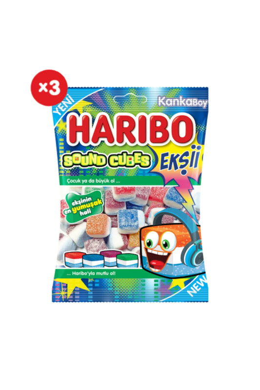 Haribo sound cubes