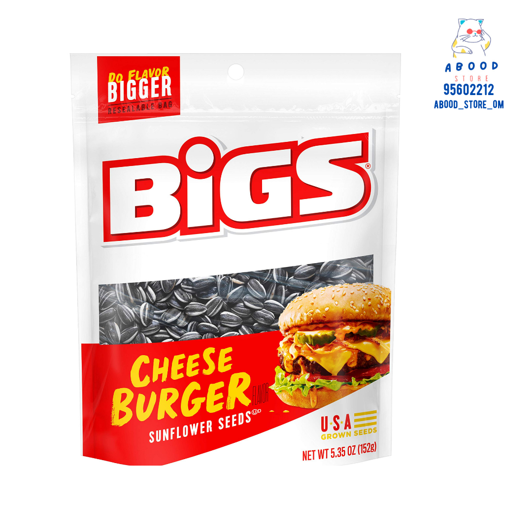 Bigs cheese burger sunflower seeds