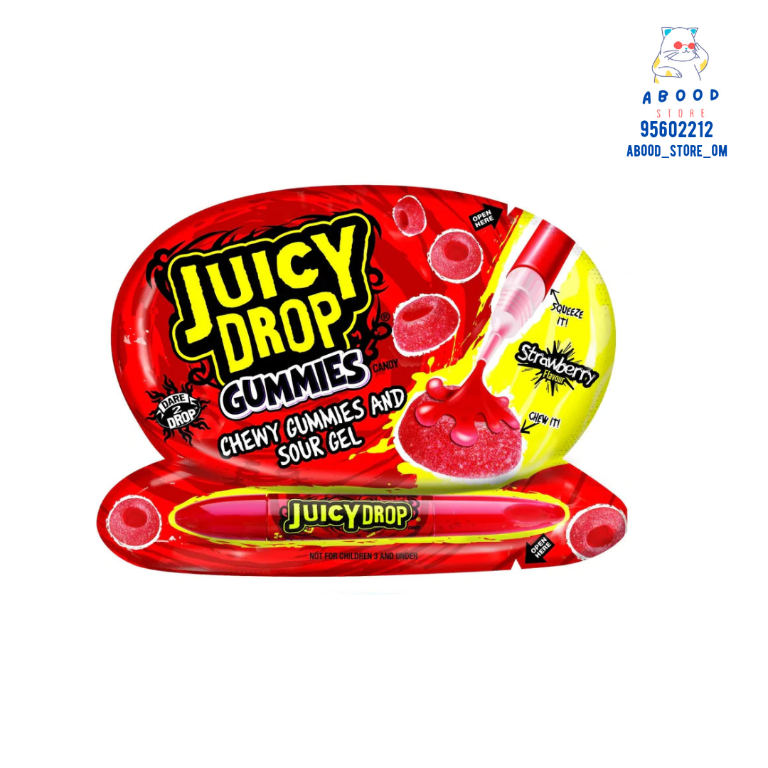 Juicy Drop gummies knockout punch حلاوة جلي مع صوص حامض