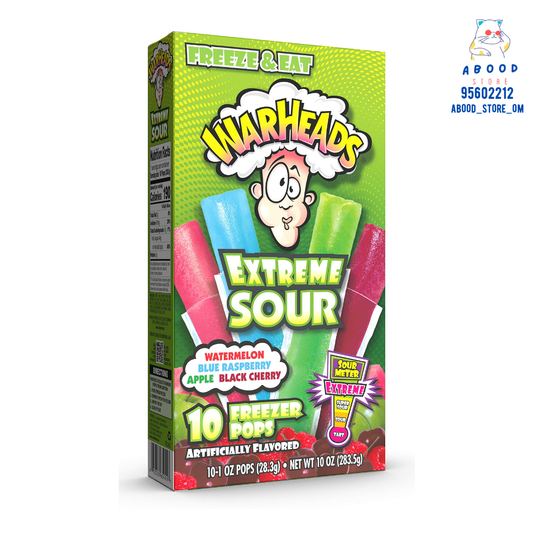 مشروبات الفريز الحامضة من شركة Warheads