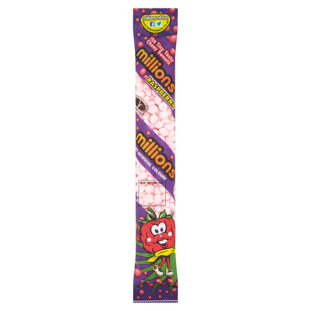 Millions raspberry tube candy