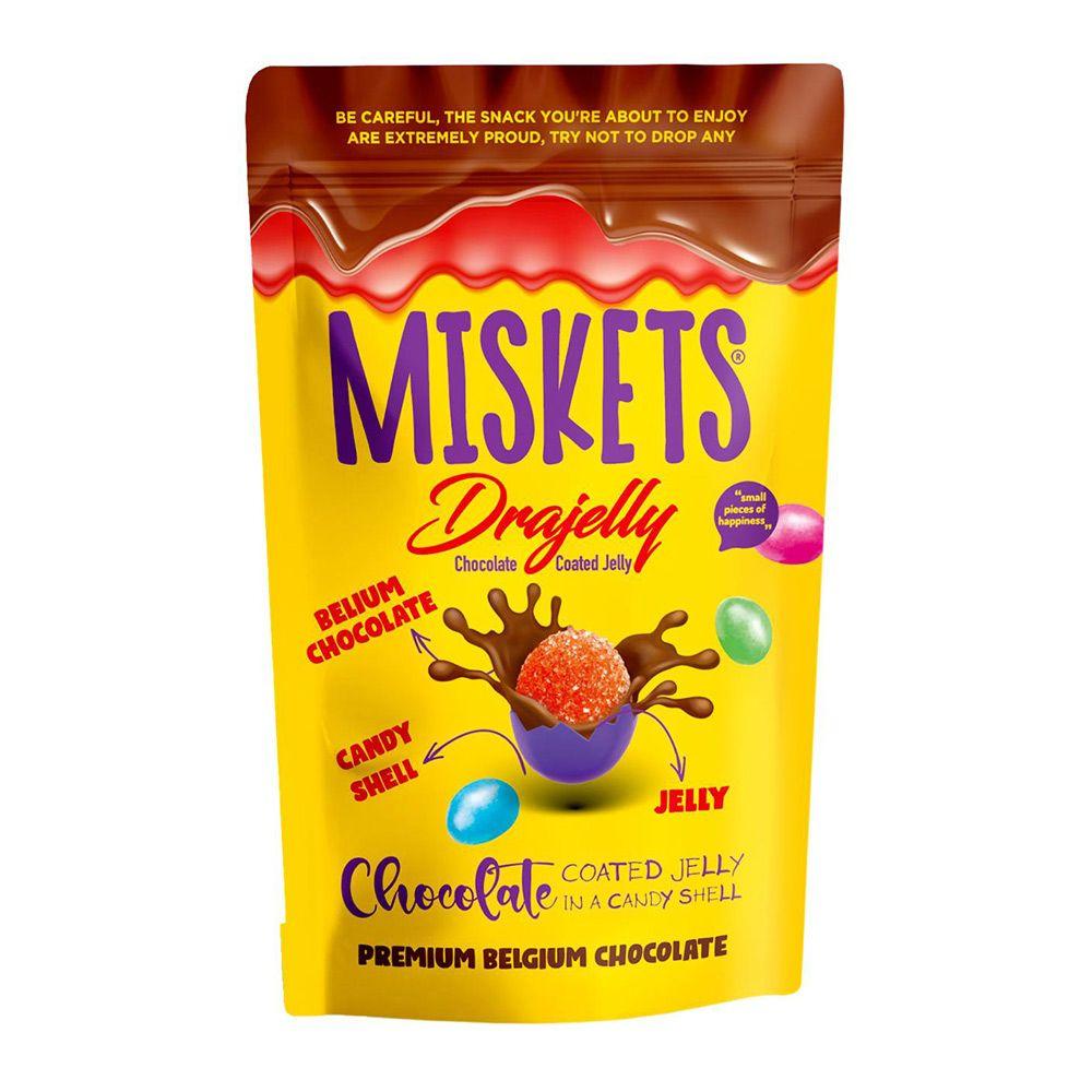 Miskets chocolate coated jelly