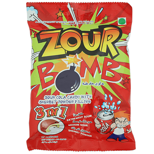 zour bomb 3 in 1 cola flavor