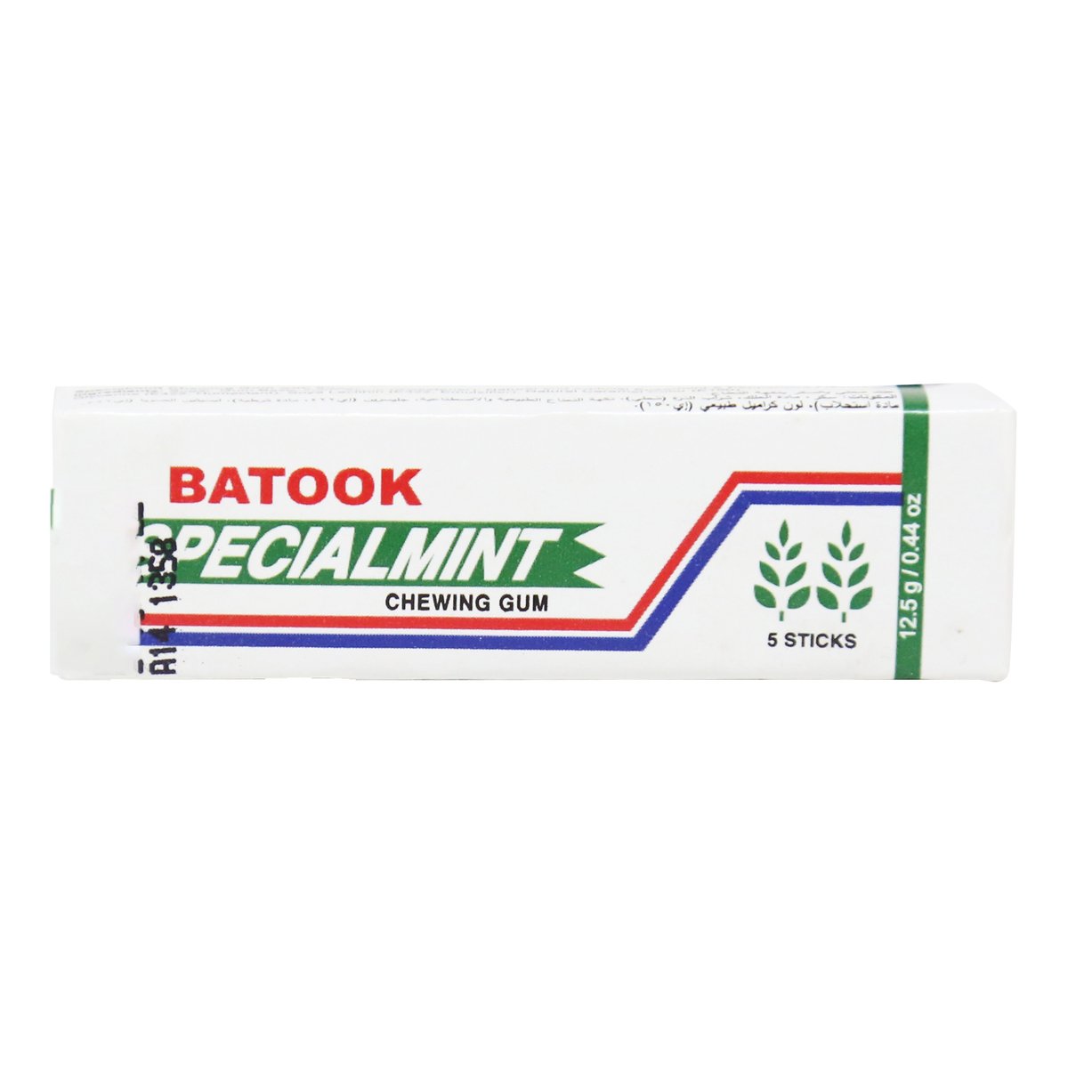 Batook Chewing Gum special mint 5'Stick لبان باطوق بالنعناع