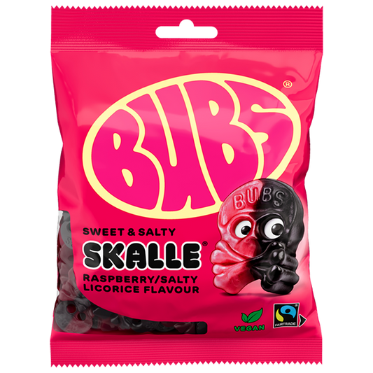 Bubs sweet and salty skull foam candy 90g