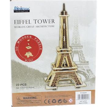 Puzzle 3D wooden eiffel tower