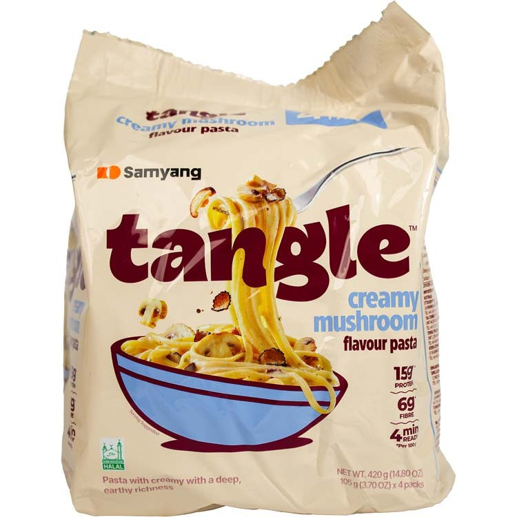 Samyang tangle creamy mushroom pasta Pack