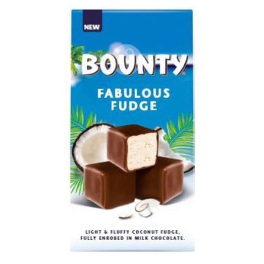 F Bounty Fudge Rich and Smoth Coconut Milk Chocolate 110g